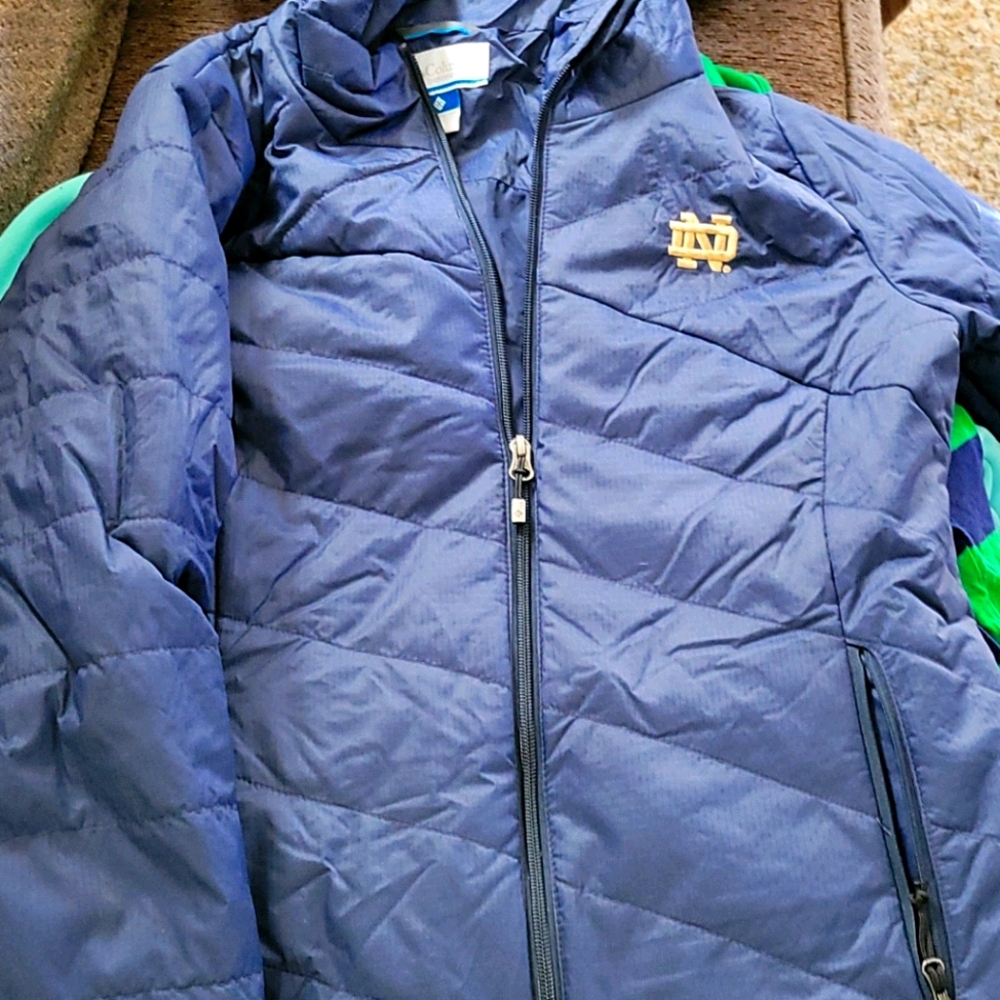 Women's Columbia Notre Dame Quilted Puffy Jacket